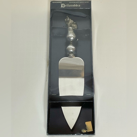 Cake Serve Stacked Pears Handle Stainless Steel - Picture 2 of 16